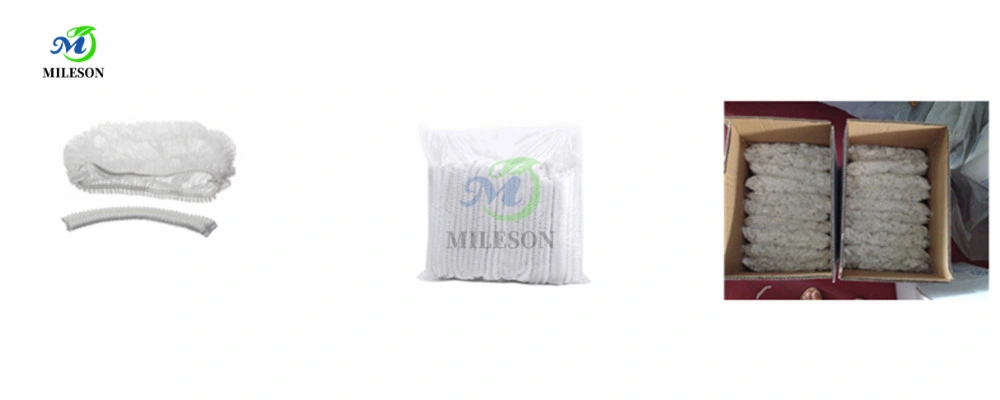 Disposable Strip Clip Mushroom Cap, Hair Nets, Hairnet, Hair Caps, Hair Cover 100PCS Per Bag/Box