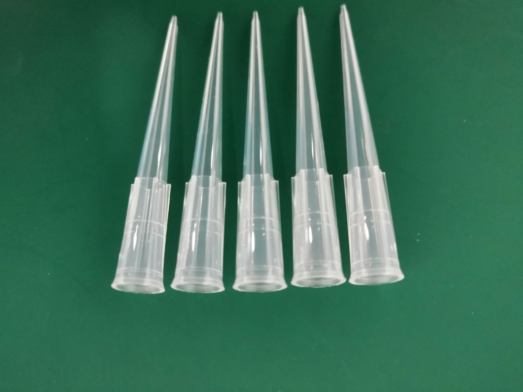 Lab Consumable Disposable Plastic Filter Pipette Tips 200UL