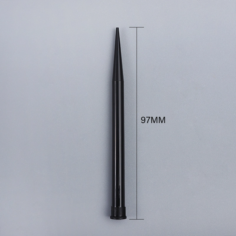 Lab Equipment Graphite Black Conductive Micro Pipette Filter Tips