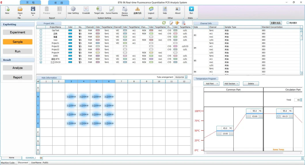 Diagnostic Rapid Test Kit Real-Time Polymerase Chain Reaction, PCR Test Analyzer, Lab PCR Analyzers