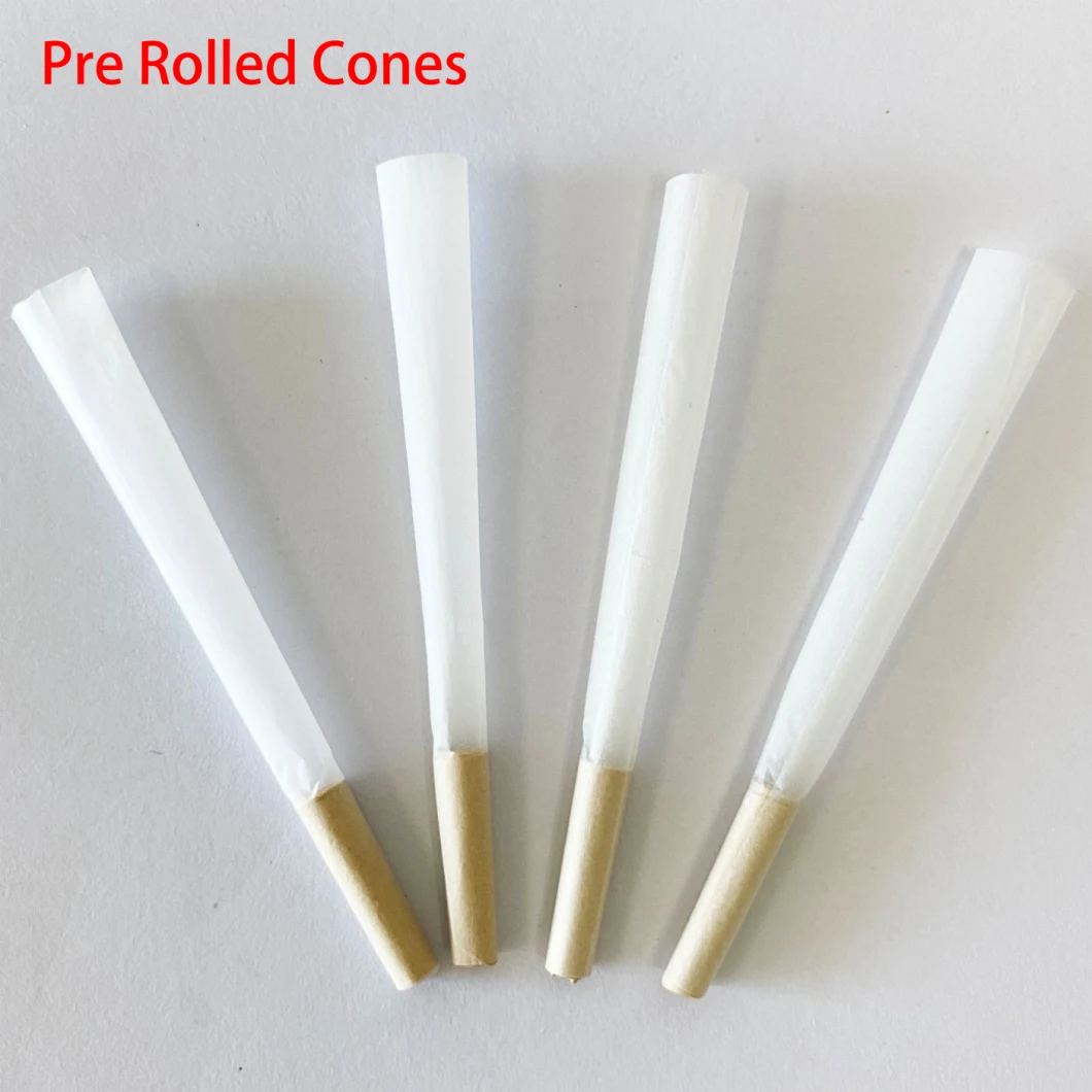 Pre-Rolled Cone Filter Tips Unbleached Hemp Smoking Rolling Paper Cones