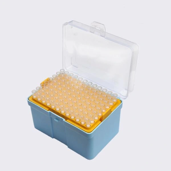 Sterile Yellow Blue Medical Racked 20UL 200UL 1000UL Filter Filtered Pipette Tips with Rack
