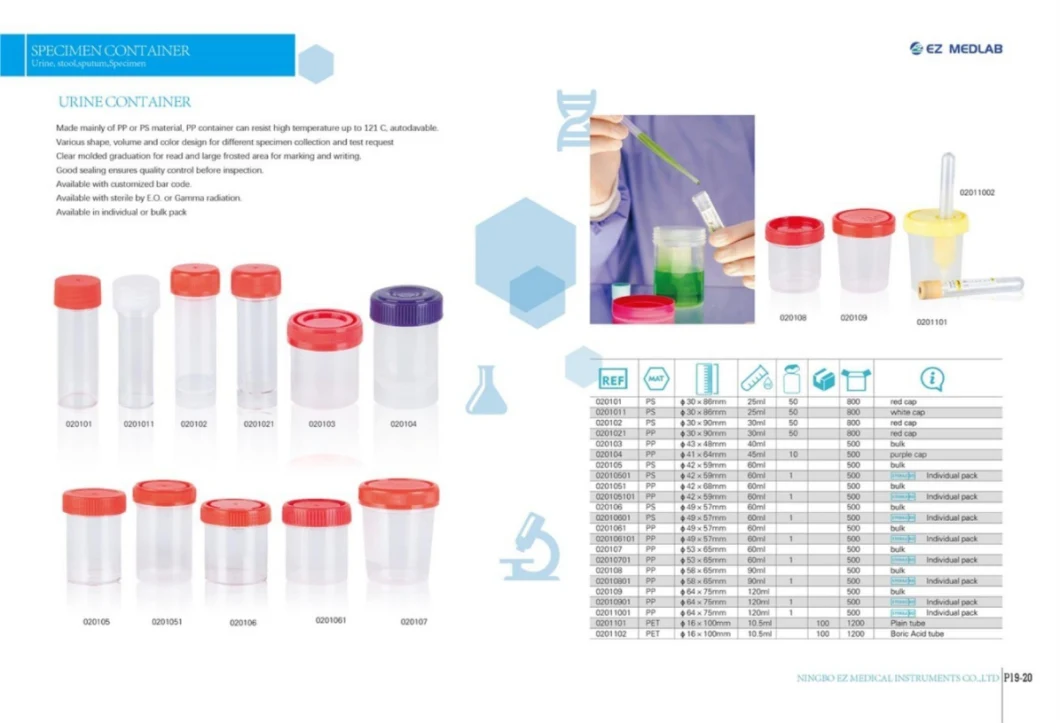 Urine Container 25-120ml