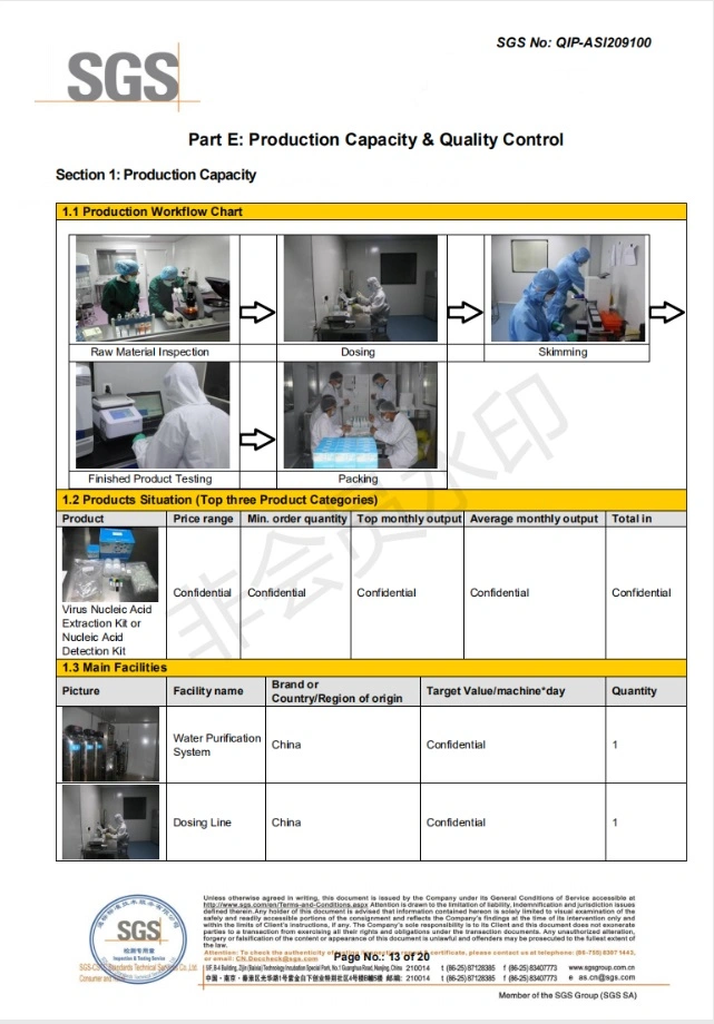 PCR Kit Real Time, Realtime PCR Test Kit, Hot Sale PCR Tires