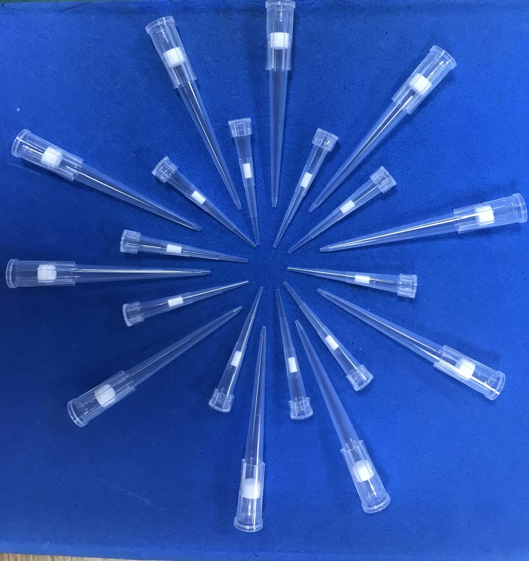 Hot Sale Filter Pipette Tips for Nucleic Acid Testing (10UL 20UL 100UL 200UL 1000UL)