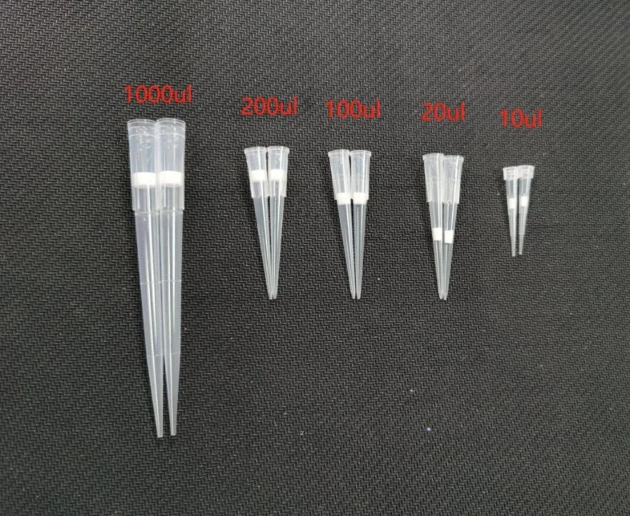 Factory 200UL Transparent Lengthening Pipette Tip Filter and Non-Filtered Pipette Tips
