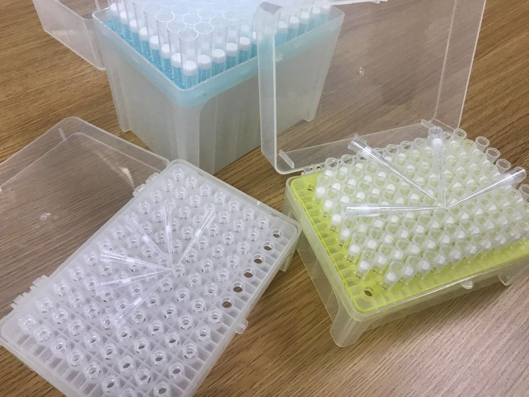 Universal Lab Micro Plastic Filter Pipette Tips for Various Pipets