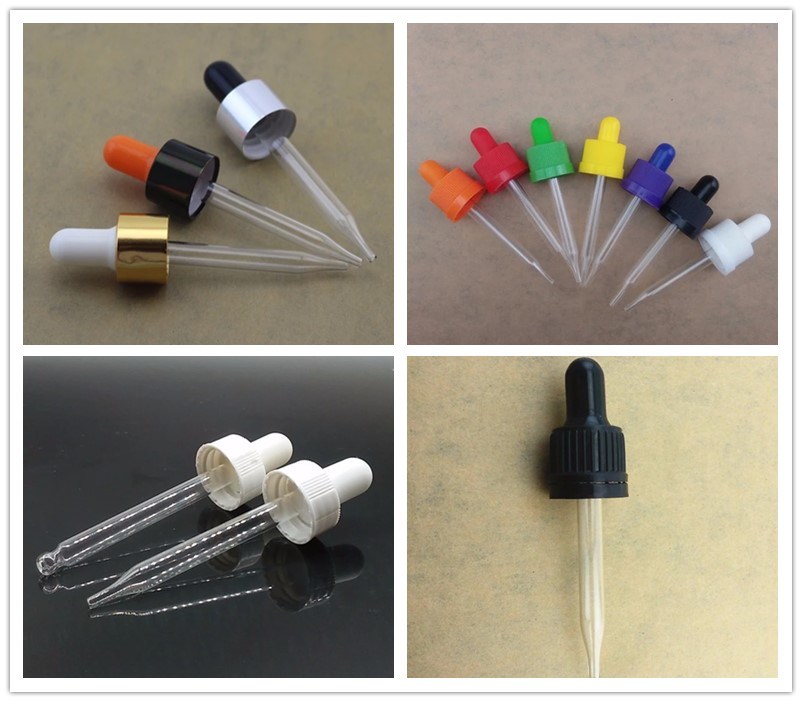 China Wholesaler Glass Dropper of Essential Oil Bottles Plastic Capglass Pipette Tip 20ml 30ml Essence Dropper 10ml Pipette