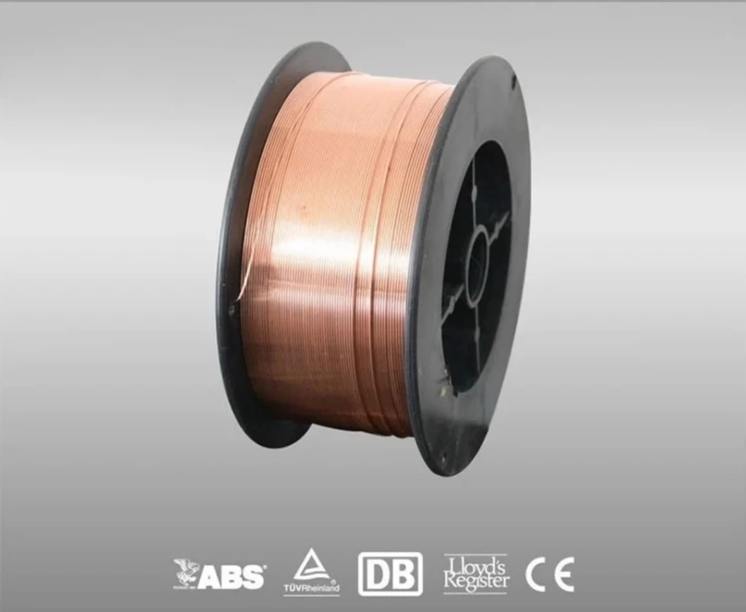 Coated Copper Welding Wire Welding Electrode Er70s-6/Er50-6 CO2 Gas Shielded Welding Wire