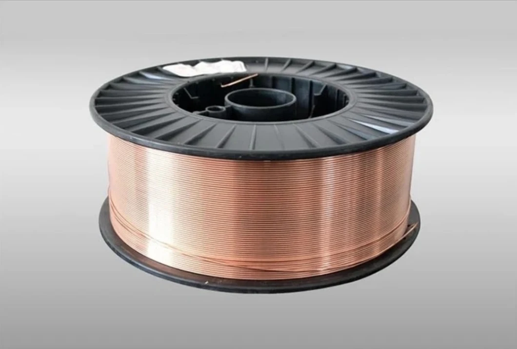 Er70s-6 CO2 Copper Welding Wire MIG Shielded Welding From China Er50-6 Welding Material