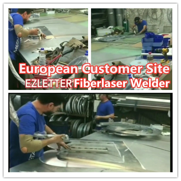 Ezletter Ndustrial professional 1000W CNC Automatic Fiber Laser Welding Machine for 3mm Stainless Steel Welding