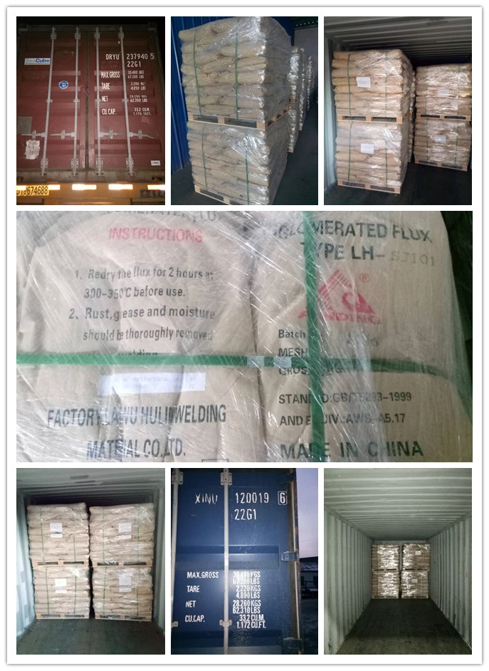 Agglomerared Welding Flux Powder for Steel Structures Fabrication Sj101