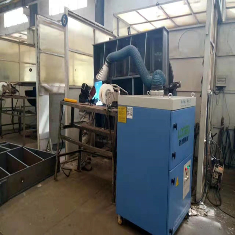   Big Air Volume Mobile Welding Dust Cleaning and Fume Extraction From Loobo