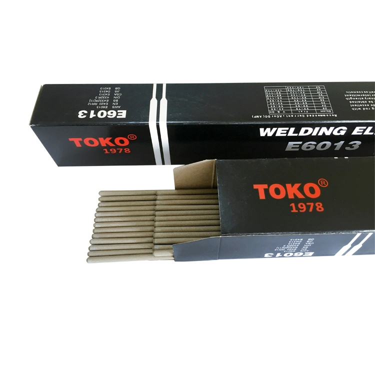 Toko E6013 Carbon Steel Welding Electrode Covered with High Titanium Potassium