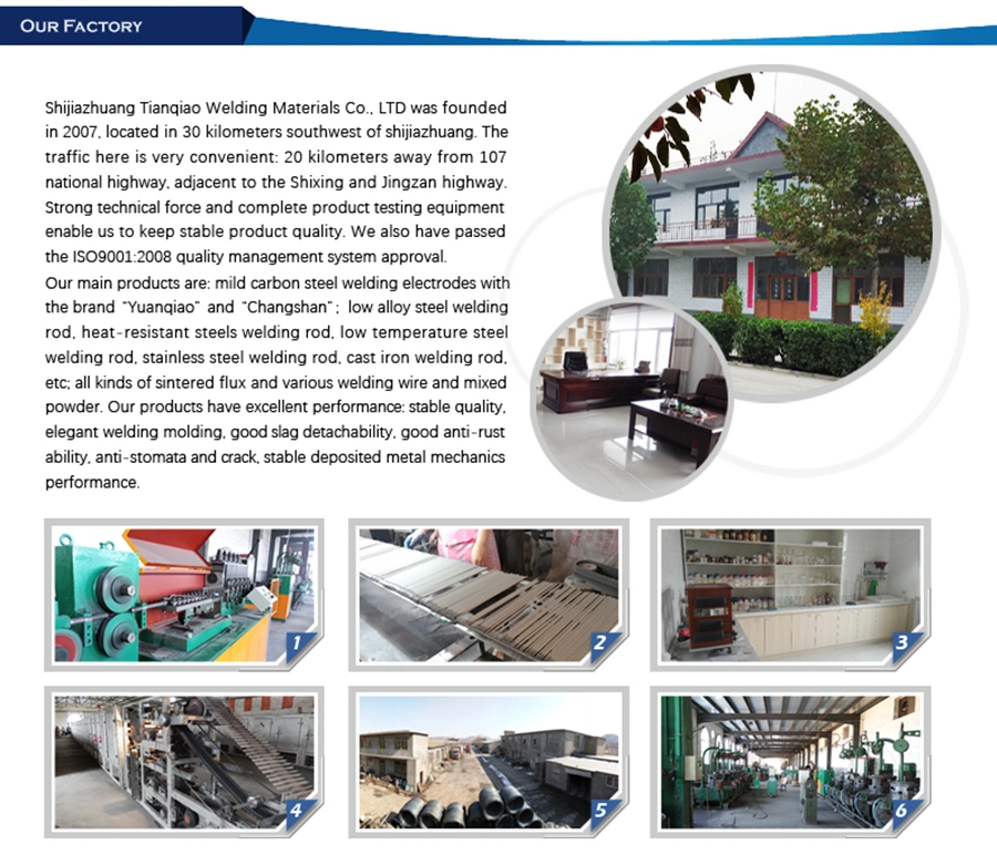 China Supplier Mild Carbon Steel Welding Electrode E6013 E7018