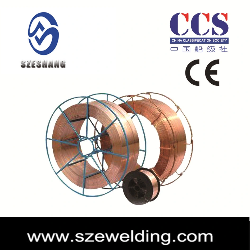 Mild Steel Welding Wire / CO2 Gas Shielded Solid Welding Wire Er70s-G / Welding Wire Er50-G
