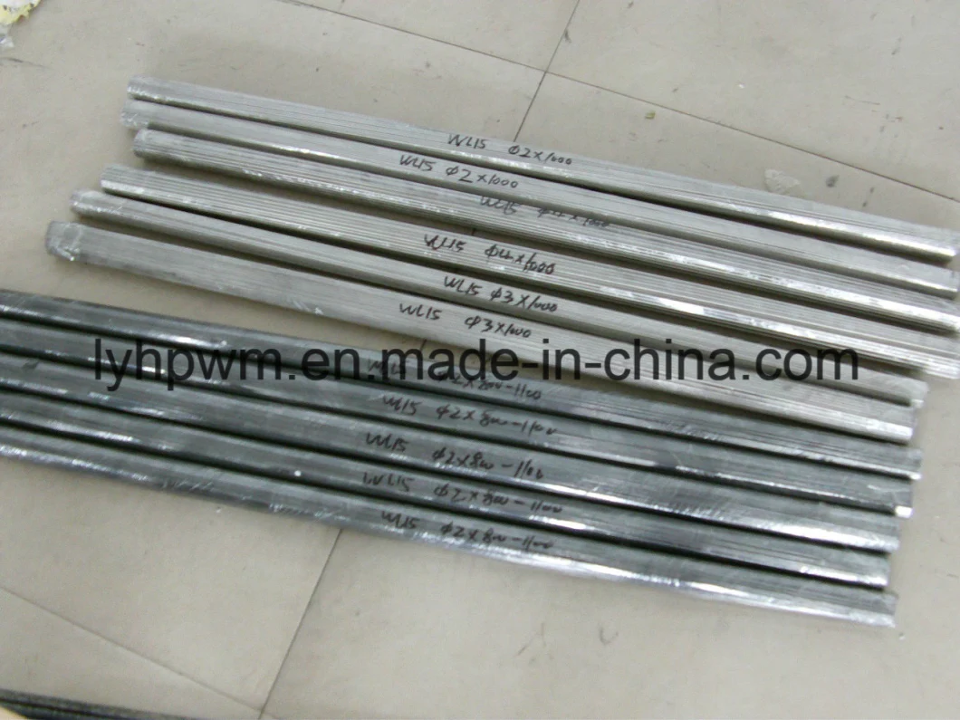 Tungsten Electrodes, Pure Tungsten Electrodes, Lanthanum Tungsten Electrodes Length150&175mm