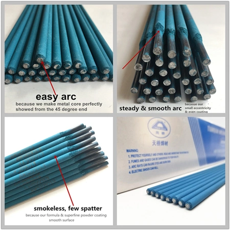 Hot Sale 2.5mm Welding Electrode E6011 Welding Rod E6011 with Small Spatters and Easy Arc