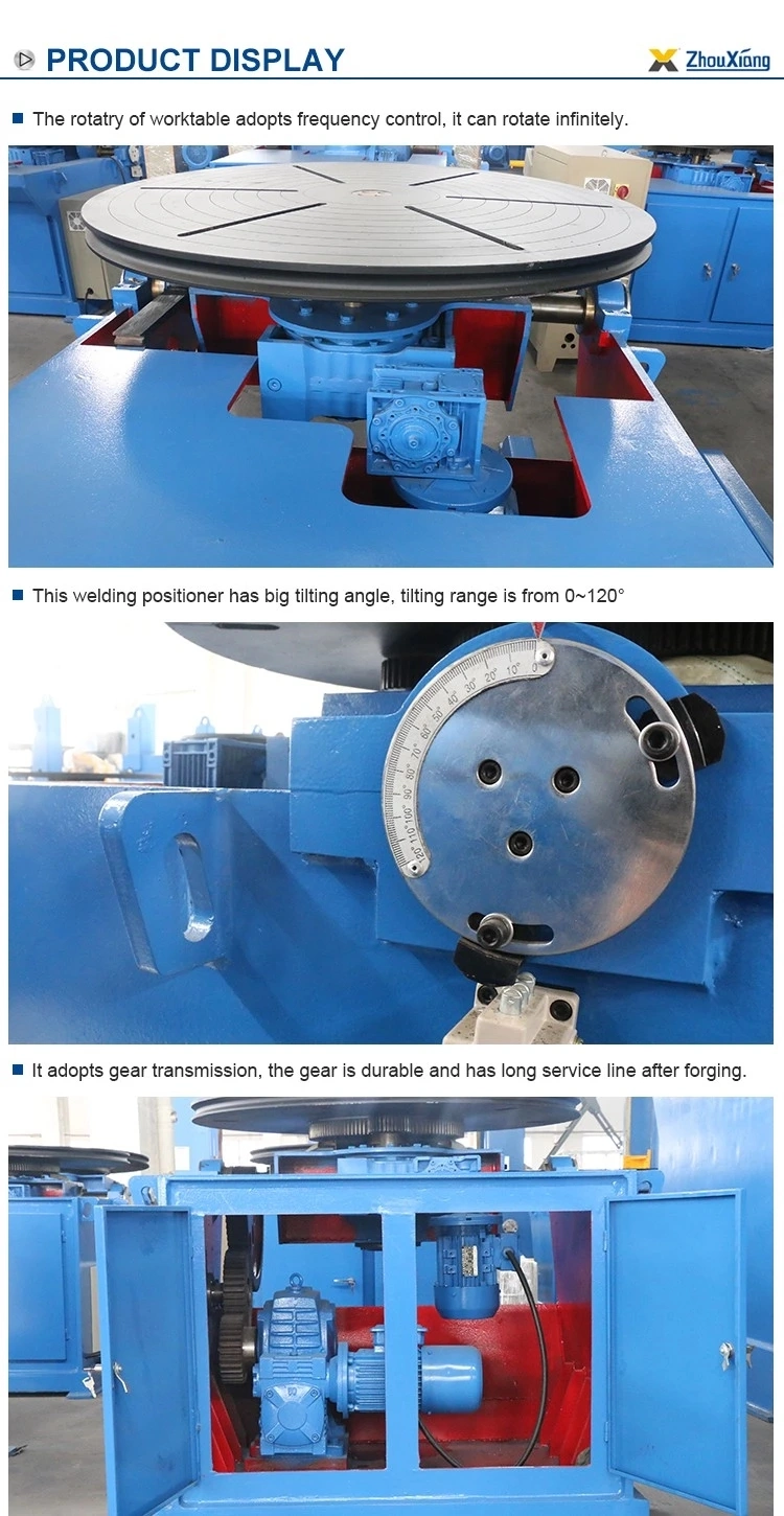 High Speed Electric Turntable Type Automatic Welding Positioner