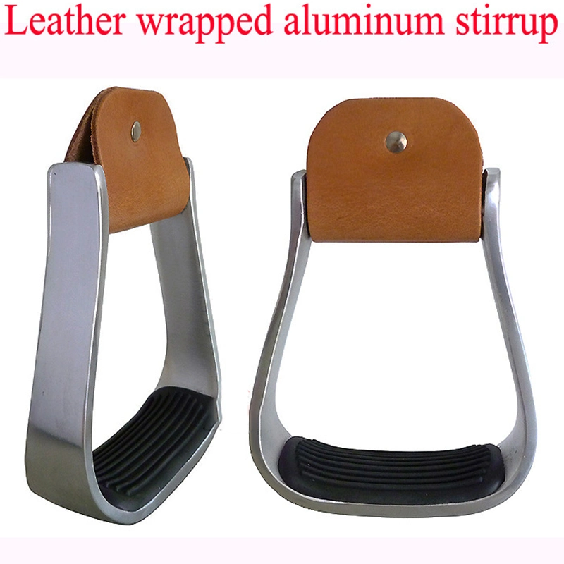 Western Cowboy Stables Western-Style Aluminum Pedal Stirrups Cowhide Gift Gift Exquisite Western Cowboys
