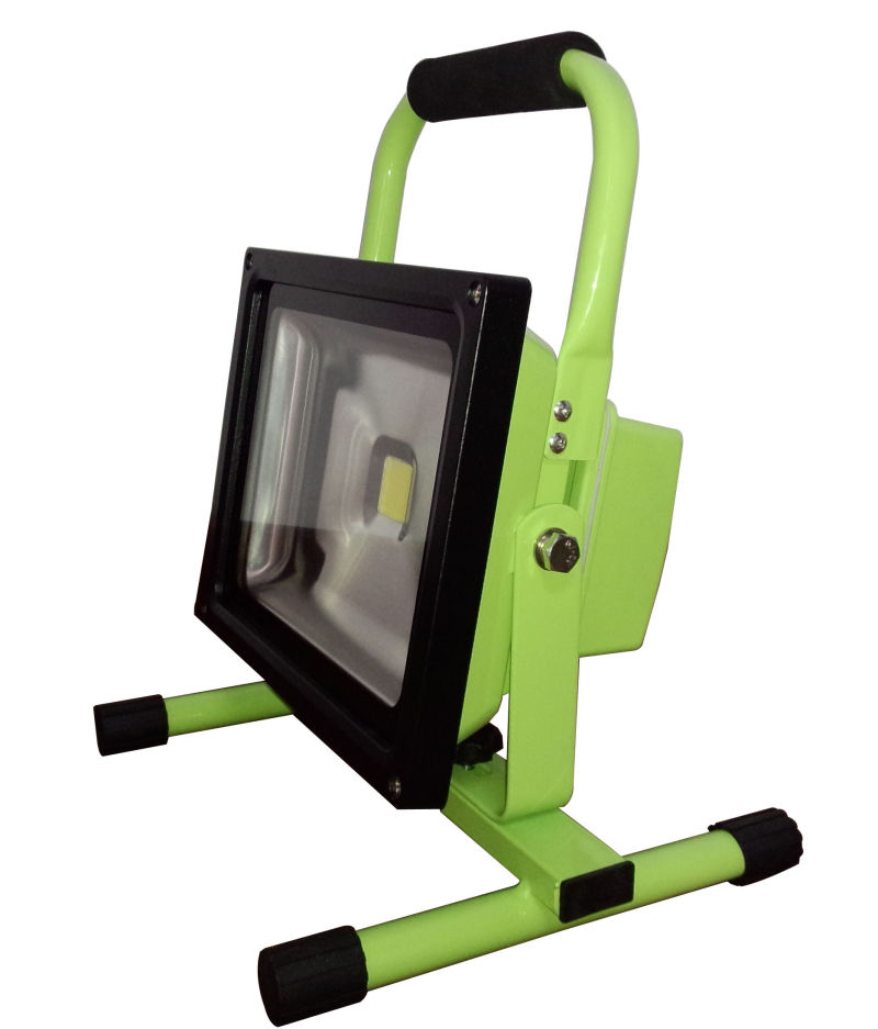 Ce Approved IP65 20W Rechargeable LED Floodlight