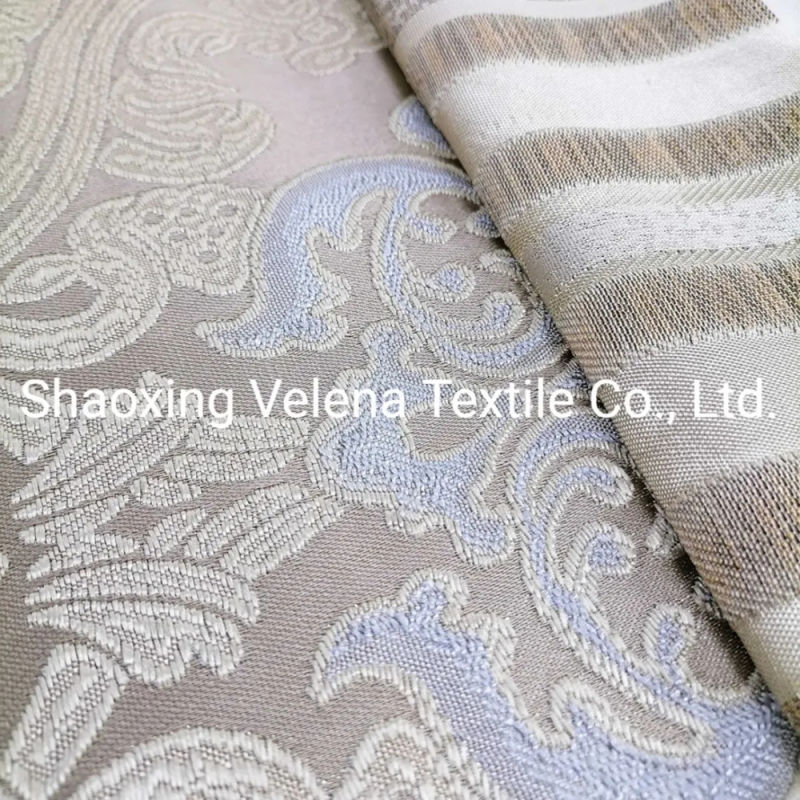 100%Polyester Belgiki Jacquard Upholstery Home Textile Fabric Curtains Textile Sofa Fabric