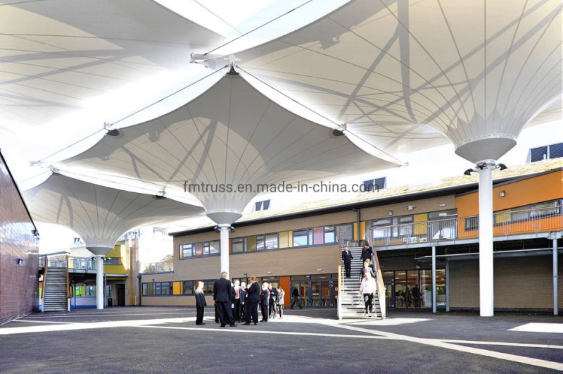 PVDF /ETFE Waterproof Shade Tents Architecture Membrane Tents