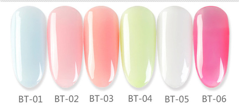 Ice Translucent Nail Polish Summer Translucent Jelly Latex White Nail Polish Dandan