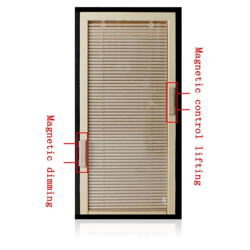 Fire Rated Aluminum Office Curtains and Blinds with Hollow Glass Inserts Blinds Office Hollow Blinds