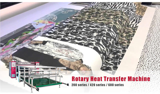 Rotary Heat Press Chinese Manufacturer 420mm*1700mm for Digital Textile Printing