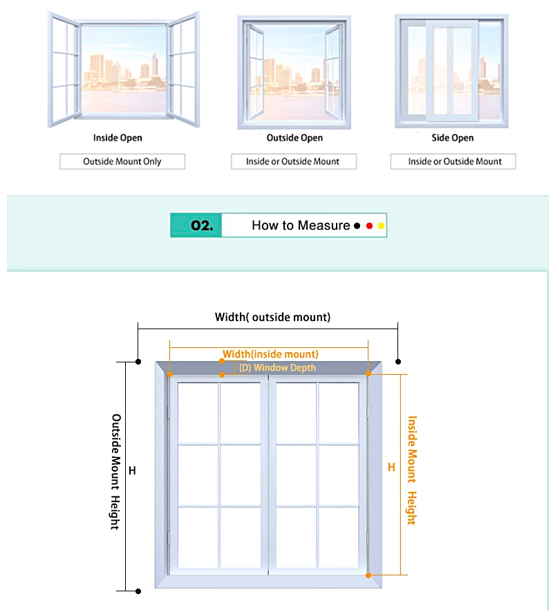 High Grade Blinds Safety Transparent Window Curtains Blinds for Living Bed Customized Size