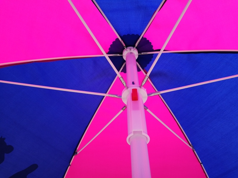 160cm Outdoor Sun Parasol Beach Umbrella with 6 Ribs (BU-6036)