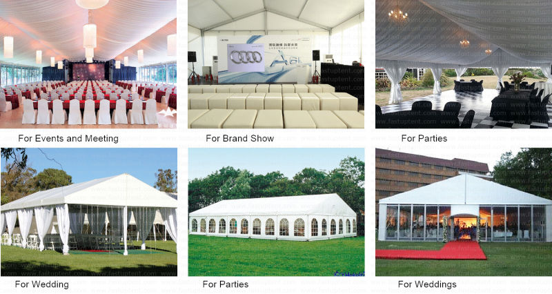 2018 Wedding Marquee Tent with Flooring for Tents
