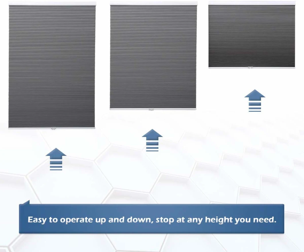 Window Blinds Cordless Light Filtering Cellular Shade
