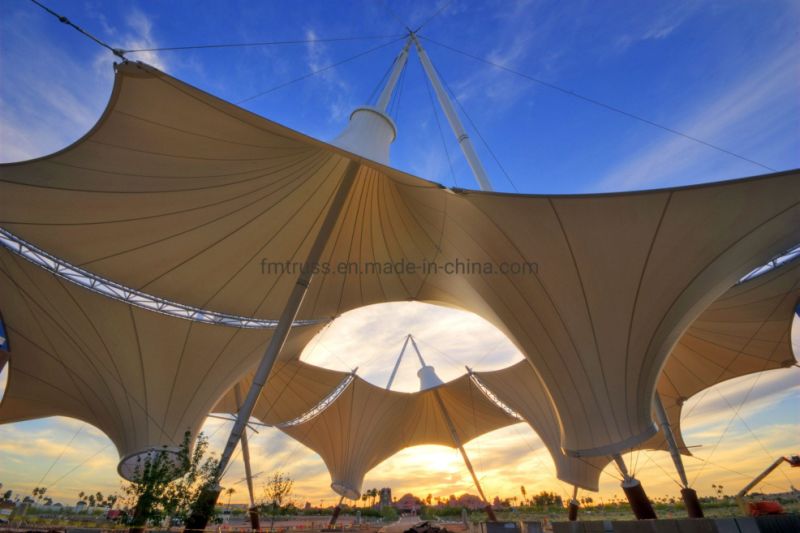 PVDF /ETFE Waterproof Shade Tents Architecture Membrane Tents