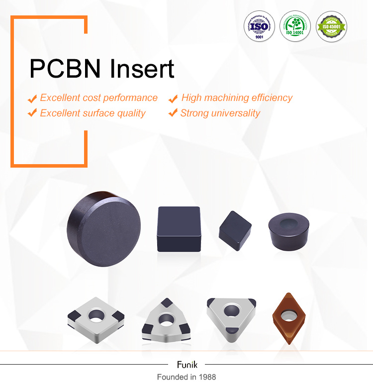 Funik Industrial PCBN Brazed Insert for Surface Overlaying Material