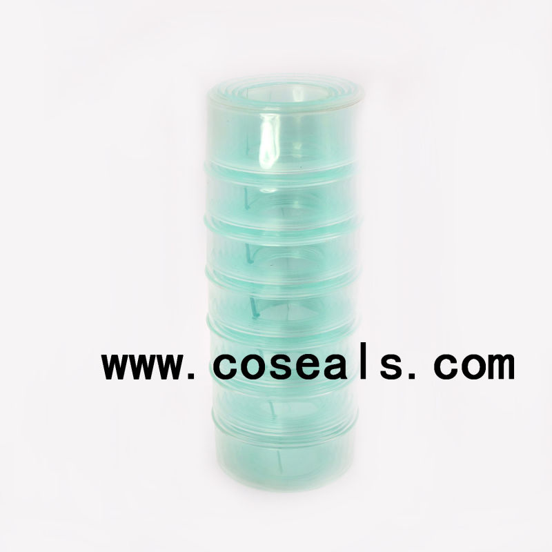 Ribbed PVC Clear Strip Roll for Working Shop