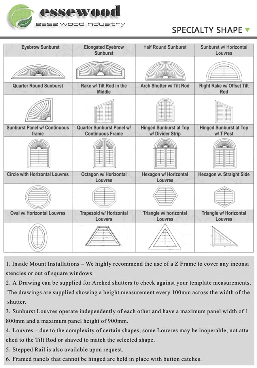 Basswood Shutters Wood Plantation Blinds Custom Indoor Shutters