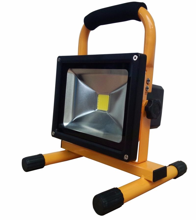 Ce Approved IP65 20W Rechargeable LED Floodlight