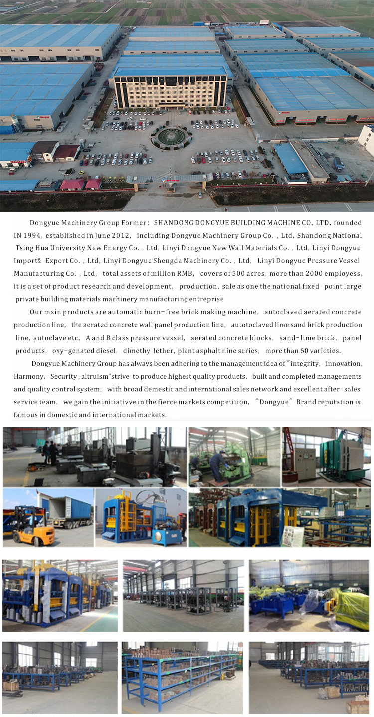 Small Industry Ideas Qt40-2 Hollow Block Making Production Line/Cement Block Making Machine in Brazil