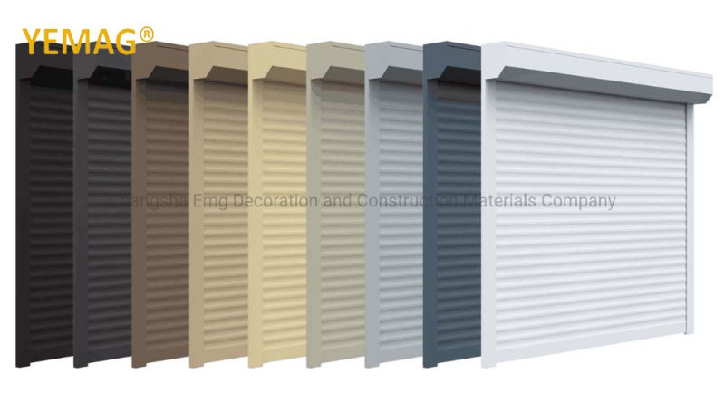 Hot Sale Automatic Aluminum Metal Electric Roller Rolling Coiling Roll up Shutter Roller Blinds