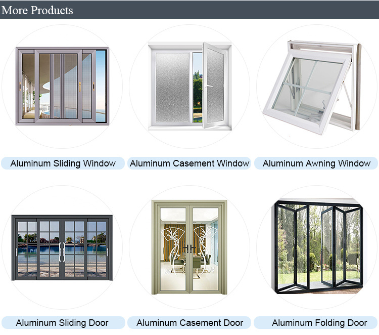 Homes Office Interior Half Round Aluminum Glass Window Designs for Sale
