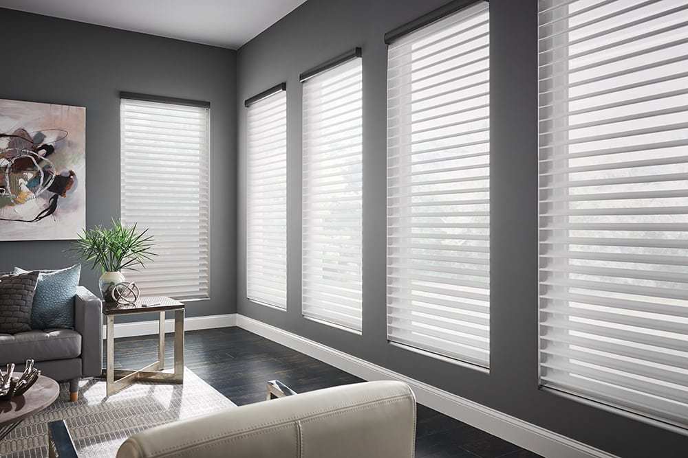 China Supplier Roller Blinds Polyester Blackout Window Manual Shangri-La Blinds