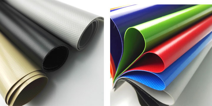 550GSM White PVC Coated Polyester Vinyl Fabric for Tent Awnings