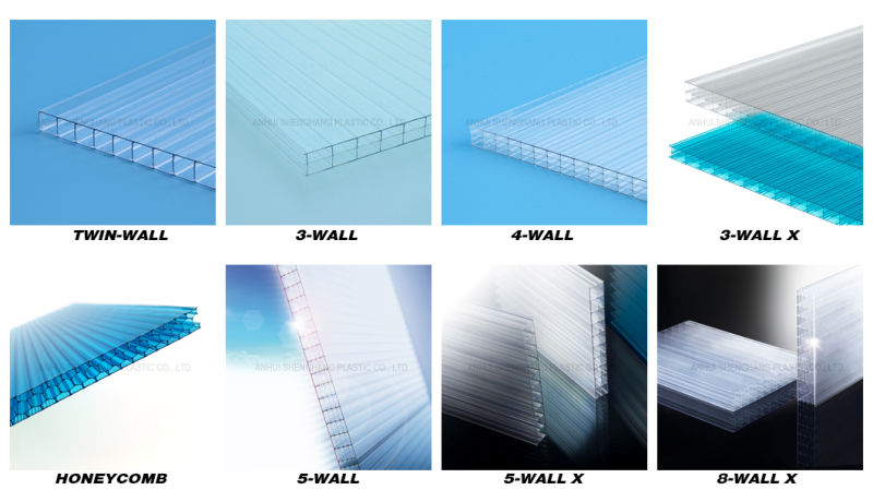 50 Micron UV Coated Polycarbonate PC Sheet for Sunshade