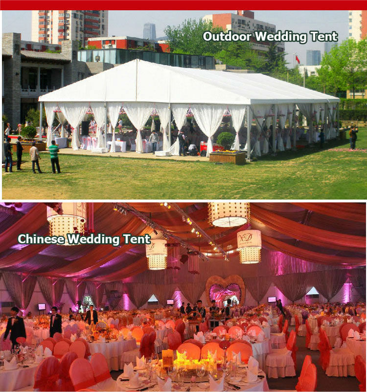 5000 People Luxury Transparent Tents for Wedding Party and Function
