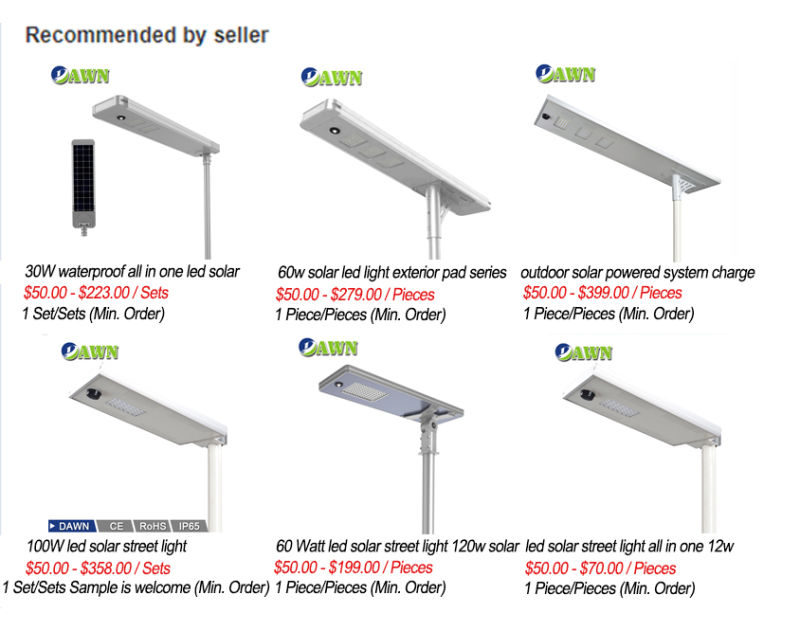 All in One Solar Street Light Powerful Solar Lamps