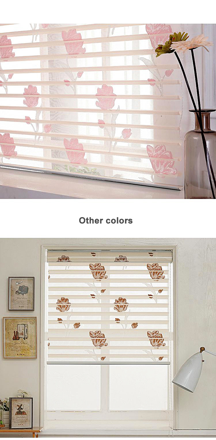 PVC Chain Control Window Shutters Day and Night Roller Blinds