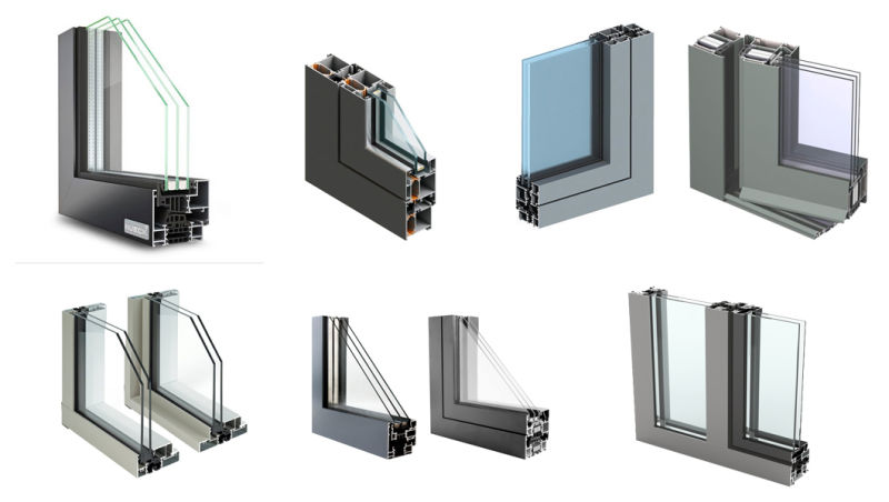 Customized Window Aluminum Sliding Window / PVC Window Design