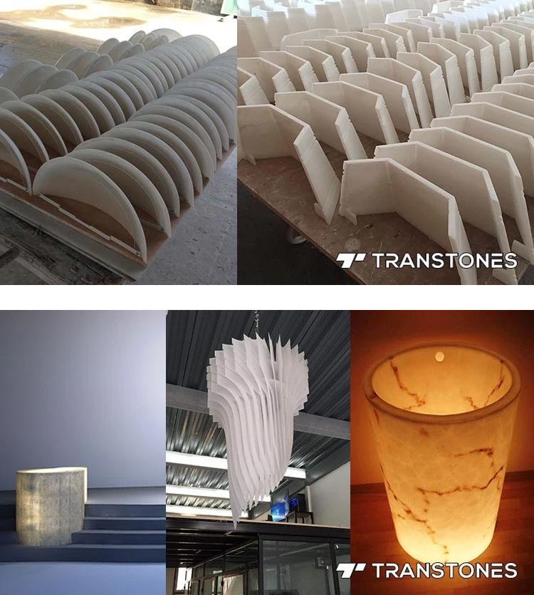 Flexible Alabaster Translucent Stone Slabs for Interior Decoration
